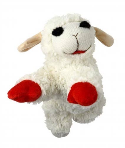 Dog Toy - Lamb Chop Plush 6"