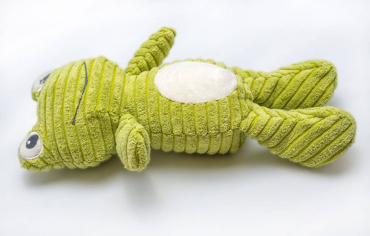 Dog Toy - Tuff & Cuddly Frog Plush 12.5"