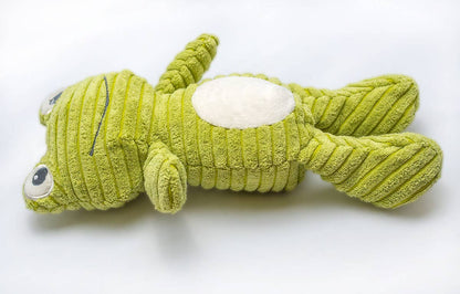 Dog Toy - Tuff & Cuddly Frog Plush 12.5"