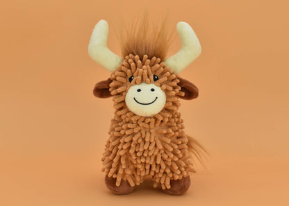 Dog Toy - Floppy Highland Cow 10"