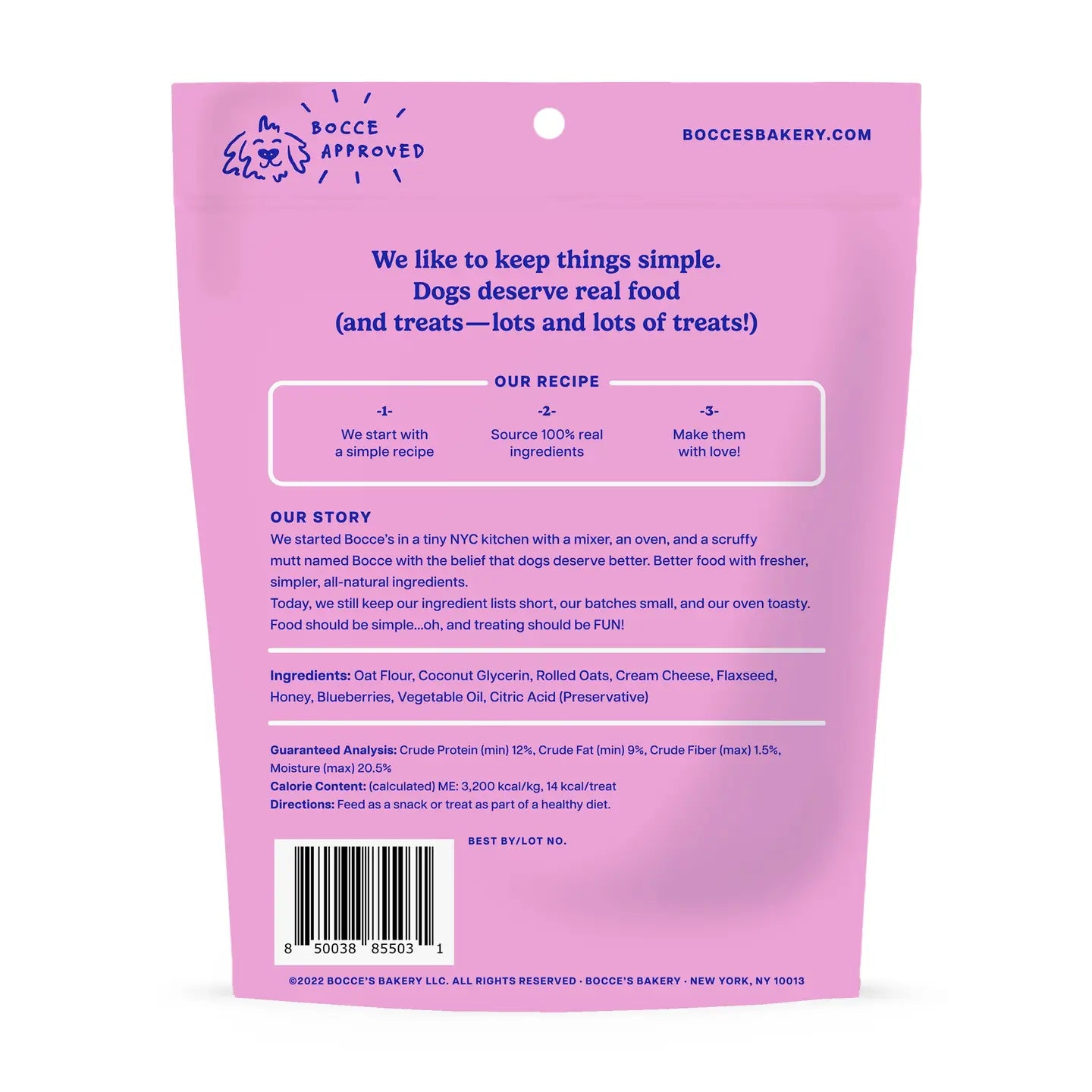 Dog Treats - Bocce's Bakery Berries and Cream