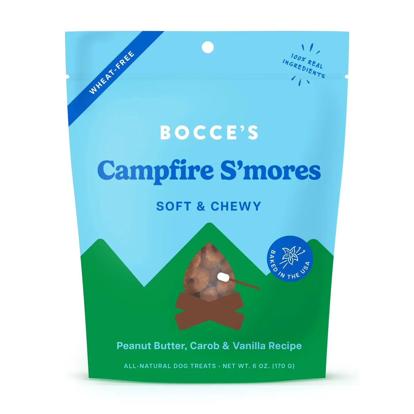 Dog Treats - Bocce's Bakery By The Fire Soft & Chewy Treats Campfire S'mores