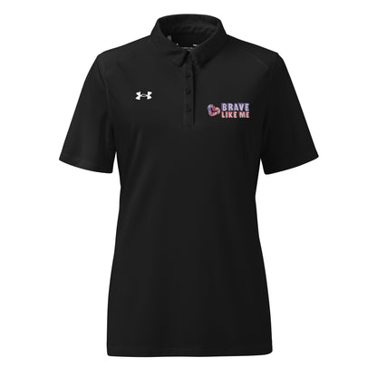 Brave Like Me Embroidered Under Armour® Polo (Women's)