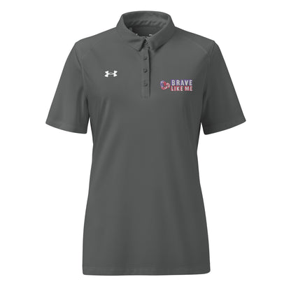 Brave Like Me Embroidered Under Armour® Polo (Women's)