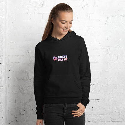 Brave Like Me Cotton Blend Pullover Hoodie (Unisex)