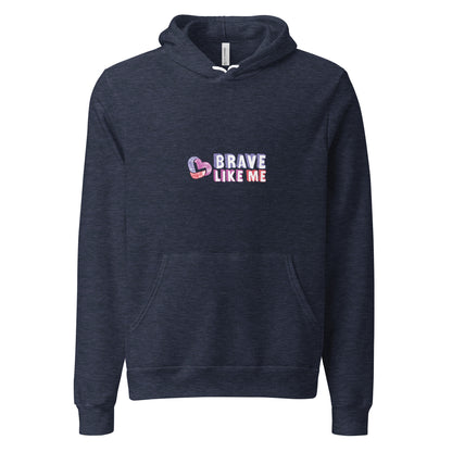 Brave Like Me Cotton Blend Pullover Hoodie (Unisex)