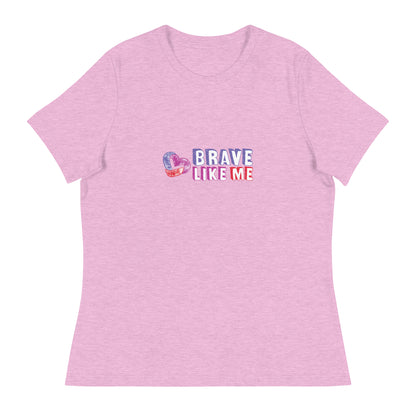 Brave Like Me Relaxed T-Shirt (Color Logo)