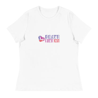 Brave Like Me Relaxed T-Shirt (Color Logo)