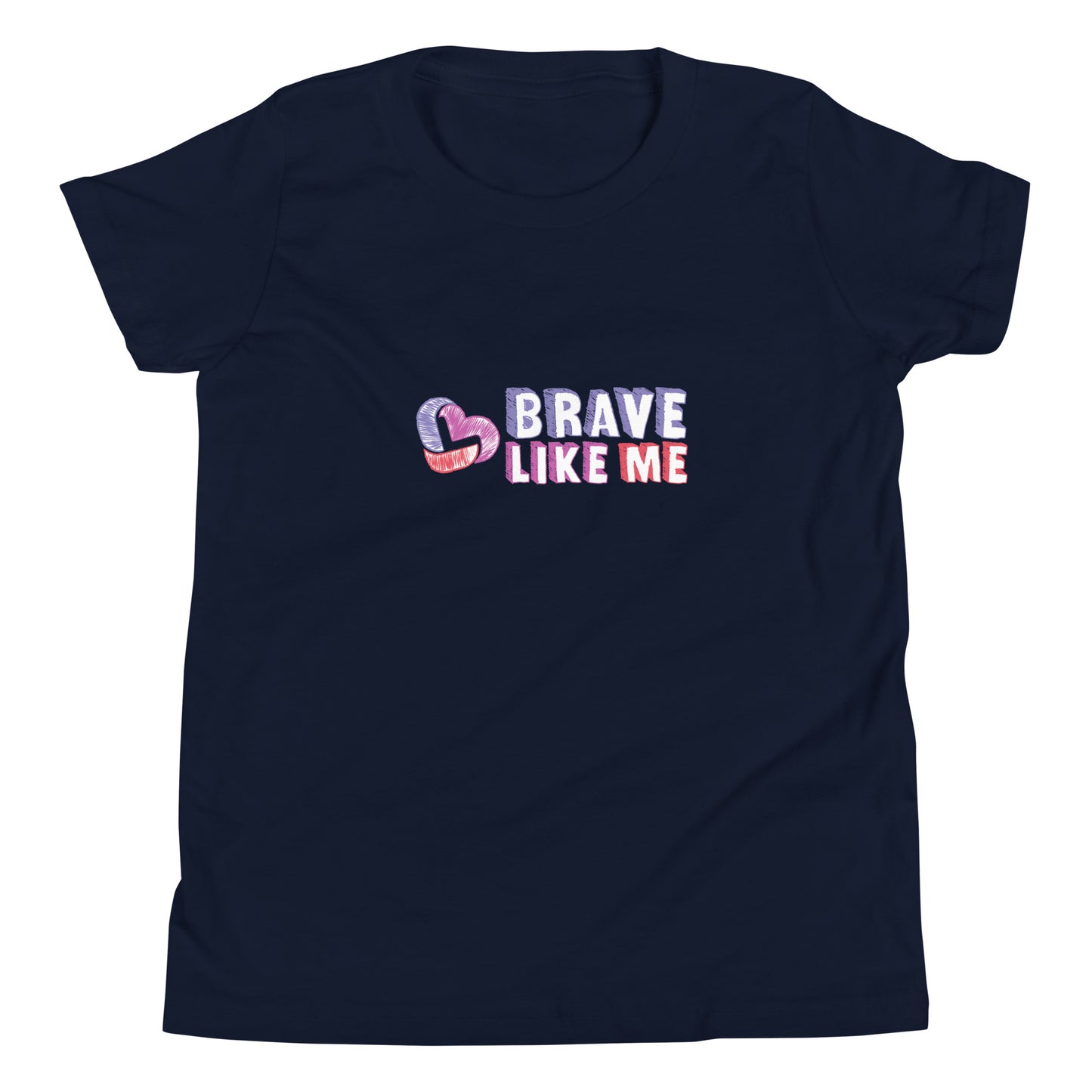 Brave Like Me Youth Tee (Color Logo, Unisex)